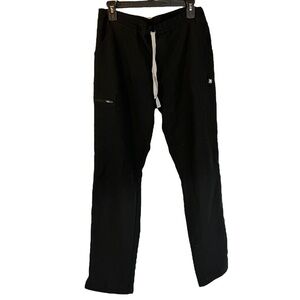 Figs Technical Collection Yola Black Scrub Pants